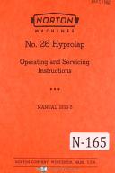 Norton-Norton No. 26 Hydrolap Machine Operating and Servicing Instructions Manual 1942-Hydrolap-No. 26-01